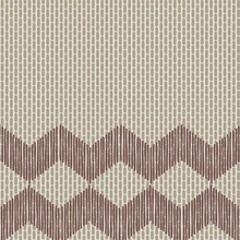 Mutina Tape RETA57 Zigzag Half Brown Decor 20,5x20,5 cm, Italy - photo 1 - photo 1
