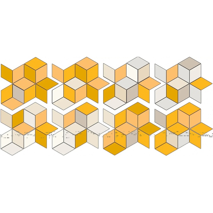 Mutina Tex С000203171 RERUN10_TexRunner(Yellow+Cream&white) Mosaic 70x162 cm, Italy, fabric - photo 1 Mutina Tex С000203171 RERUN10_TexRunner(Yellow+Cream&white) Mosaic 70x162 cm, Italy, fabric - photo 1