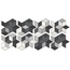 Mutina Tex С000203168 RERUN07_TexRunner(Black+grey&white) Mozaïek 70x162 cm, Italië, voor stof - foto 1 Mutina Tex С000203168 RERUN07_TexRunner(Black+grey&white) Mozaïek 70x162 cm, Italië, voor stof - foto 1