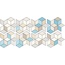 Mutina Tex С000203164 RERUN03_TexRunner( White+Blue&cream) Mozaik 70x162 cm, Italien, under stof - foto 1 Mutina Tex С000203164 RERUN03_TexRunner( White+Blue&cream) Mozaik 70x162 cm, Italien, under stof - foto 1