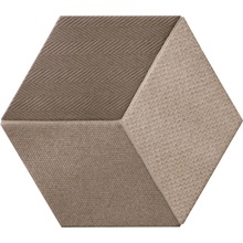 Mutina Tex RETX03 Brown Decoratie 11,5x20 cm, Italië - foto 1 - foto 1
