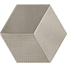 Mutina Tex RETX04 Grey Decoratie 11,5x20 cm, Italië - foto 1 - foto 1