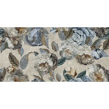 Naxos Alchymie 133481 Flowery Grey Nat Ret porcelænsflise 60x120 cm, Italien, tapet  - foto 1 - foto 1