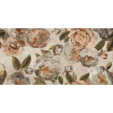 Naxos Alchymie 133483 Flowery Beige Nat Ret porcelænsflise 60x120 cm, Italien, tapet  - foto 1 - foto 1
