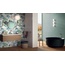 Naxos Chromatica 40x100 см, glazed porcelain stoneware, Italy, concrete - interior photo 11