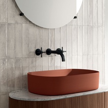 Novabell Fusion 6x25 см, geglazuurd keramisch graniet, Italië, baksteen - interieurfoto 1 - foto 2