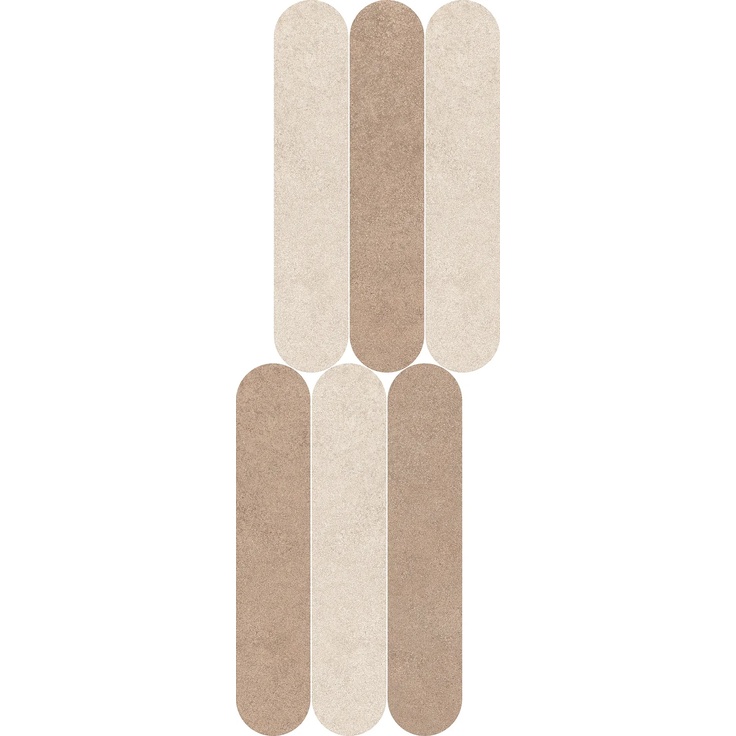 Novabell Khroma С000600987 KRM668N_KrmCurvesArgilla/Avorio Mozaik 20x60 cm, Italien - foto 1 Novabell Khroma С000600987 KRM668N_KrmCurvesArgilla/Avorio Mozaik 20x60 cm, Italien - foto 1