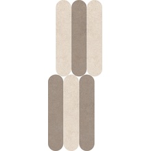 Novabell Khroma С000600976 KRM448N_KrmCurvesAvorio/Fango Mosaïque 20x60 cm, Italie - photo 1 - photo 1
