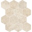 Novabell Landstone С000589499 LST447N_LstEsagonaCircleClay Mosaic 30x34 cm, Italy, limestone - photo 1