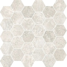 Novabell Thermae С000509278 TRM116N_TrmEsagonaGrey Mozaikk 30x31,5 cm, Italia, travertin - foto 1 - foto 1