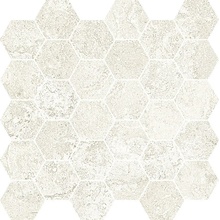 Novabell Thermae С000509359 TRM886N_TrmEsagonaMilk Mozaikk 30x31,5 cm, Italia, travertin - foto 1 - foto 1