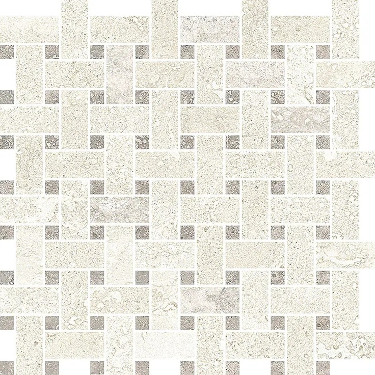 Novabell Thermae С000509361 TRM888N_TrmMosTramaMilk/Storm Mosaic 30x30 cm, Italy, travertine - photo 1 Novabell Thermae С000509361 TRM888N_TrmMosTramaMilk/Storm Mosaic 30x30 cm, Italy, travertine - photo 1