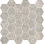 Novabell Thermae С000509299 TRM226N_TrmEsagonaStorm Mosaic 30x31,5 cm, Italy, travertine - photo 1