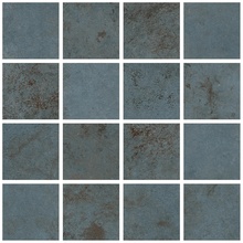 Pamesa Alloy С000543411 025.590.0151.10476_Alloy_azzuro_malla(7) Mosaico 30x30 cm, España, efecto metal - foto 1 - foto 1