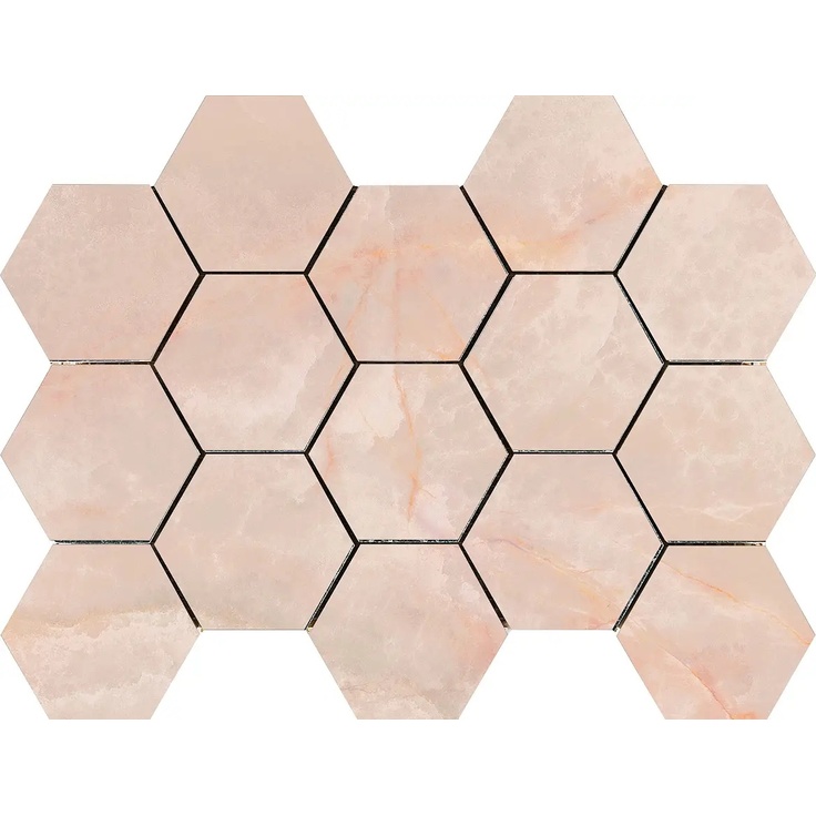 Pamesa Lux Noor С000545102 086.297.0331.10660_Noor_peach_malla_pol Mosaic 22,5x32,5 cm, Spain, onyx - photo 1 Pamesa Lux Noor С000545102 086.297.0331.10660_Noor_peach_malla_pol Mosaic 22,5x32,5 cm, Spain, onyx - photo 1
