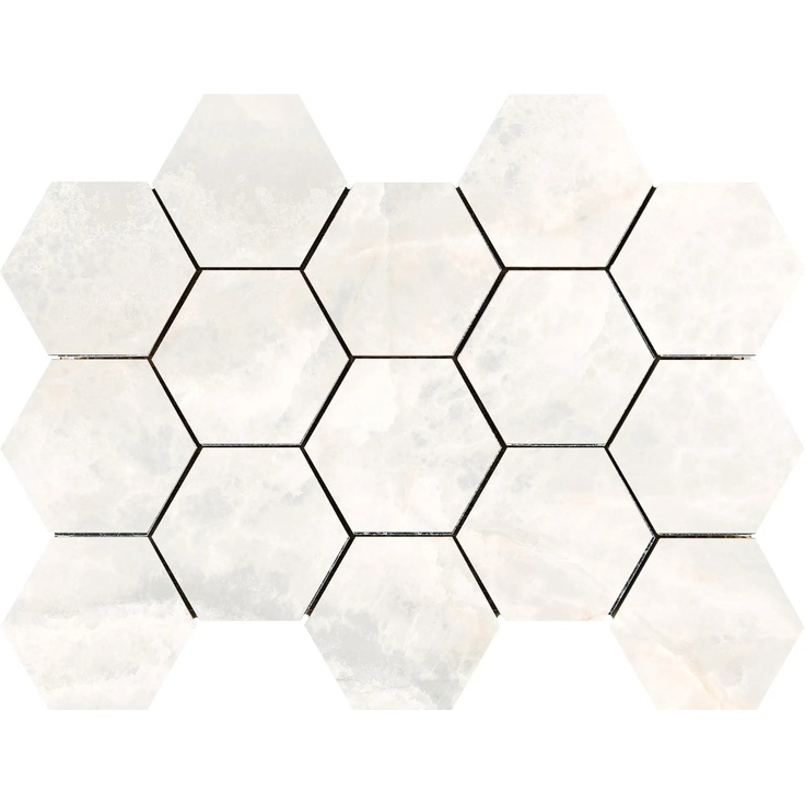 Pamesa Lux Noor С000545083 038.297.0108.10744_Noor_white_malla_pol Mosaico 22,5x32,5 cm, Spagna, onice - foto 1 Pamesa Lux Noor С000545083 038.297.0108.10744_Noor_white_malla_pol Mosaico 22,5x32,5 cm, Spagna, onice - foto 1