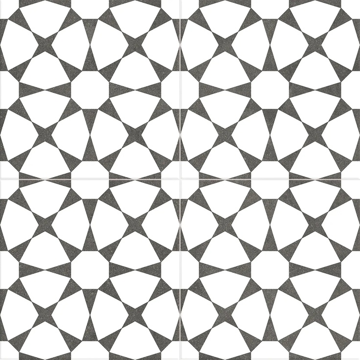 Pamesa Vintage С000574100 015.302.0157.09165_Vintage_Black_45x45 porcelain tile 45x45 cm, Spain, hydraulic - photo 1