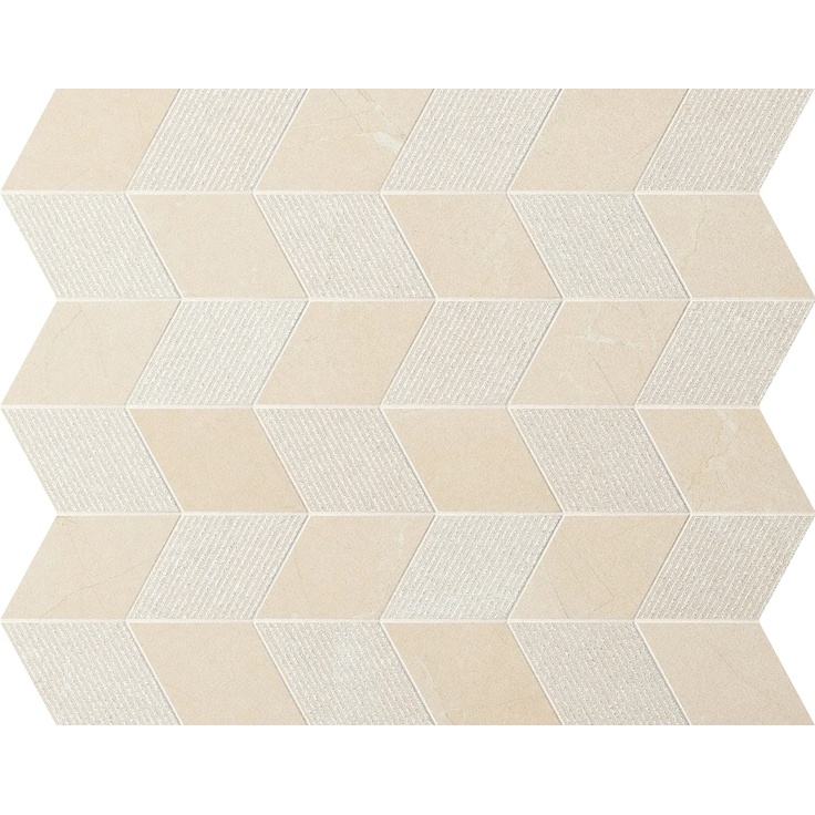 Panaria Trilogy С000382868 PGZTYE1_MosFrecc.MoonBe.Soft300X345 Mosaic 30x33 cm, Italy, other types of marble - photo 1 Panaria Trilogy С000382868 PGZTYE1_MosFrecc.MoonBe.Soft300X345 Mosaic 30x33 cm, Italy, other types of marble - photo 1