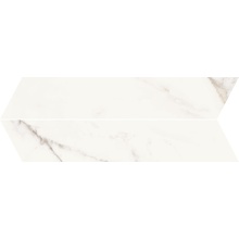 Panaria Trilogy PGZTYC0 Chevron Calacatta White Soft Rect granitkeramik 10x60 cm, Italien - foto 1 - foto 1