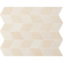 Panaria Trilogy PGZTYE1 Mosaico Freccia Moon Beige Soft Mozaik 30x35 cm, Italien - foto 1 - foto 1