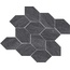 Pastorelli Recode С000540995 P010097_Re_black_mosaico_foliage Mosaico 30x32 cm, Italia, otros tipos de piedra - foto 1