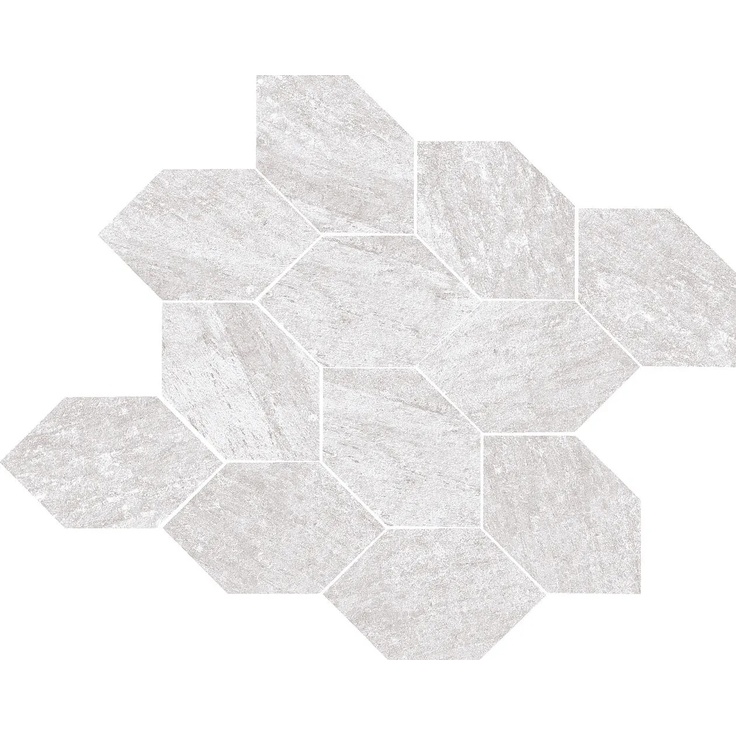 Pastorelli Recode С000540992 P010094_Re_white_mosaico_foliage Mosaic 30x32 cm, Italy, other types of stone - photo 1 Pastorelli Recode С000540992 P010094_Re_white_mosaico_foliage Mosaic 30x32 cm, Italy, other types of stone - photo 1