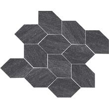Pastorelli Recode С000540995 P010097_Re_black_mosaico_foliage Mosaico 30x32 cm, Italia, quarzite - foto 1 - foto 1
