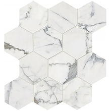 Pastorelli Sunshine С000542852 P010784_SuCalacattaWhiteEsagona Mozaik 30x34,7 cm, Italien, calacatta - foto 1 - foto 1