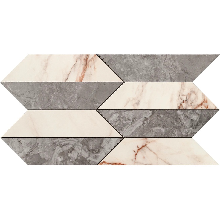 Pastorelli Sunshine С000480077 P009642_MurettoWayCapraiaWhite/BrecciaGrey Mosaïque 30x52 cm, Italie, autres types de marbre - photo 1 Pastorelli Sunshine С000480077 P009642_MurettoWayCapraiaWhite/BrecciaGrey Mosaïque 30x52 cm, Italie, autres types de marbre - photo 1