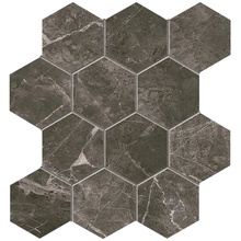 Pastorelli Sunshine С000480074 P009639_SuEmperadorDarkEsagona Mozaik 30x34,7 cm, Italien, andra typer av marmor - foto 1 - foto 1