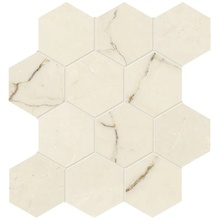 Pastorelli Sunshine С000480072 P009637_SuSegestaIvoryEsagona Mozaik 30x34,7 cm, Italien, andra typer av marmor - foto 1 - foto 1
