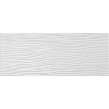 Paul Ceramiche Lineup С000428118 PLUR16 Dune White Lux 20x50_PLUR16S vægflise 20x50 cm, Italien, monokrom - foto 1 - foto 1