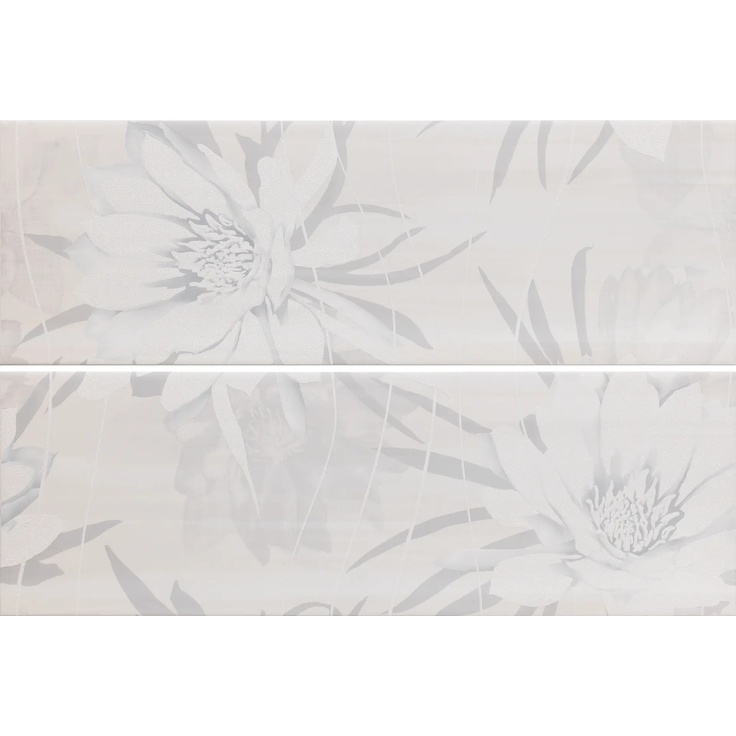Paul Ceramiche Studio С000398819 PSUD31 Inserto Ninfee Grigio A+B 25x75 Dekor 25x75 cm, Italien - Foto 1 Paul Ceramiche Studio С000398819 PSUD31 Inserto Ninfee Grigio A+B 25x75 Dekor 25x75 cm, Italien - Foto 1