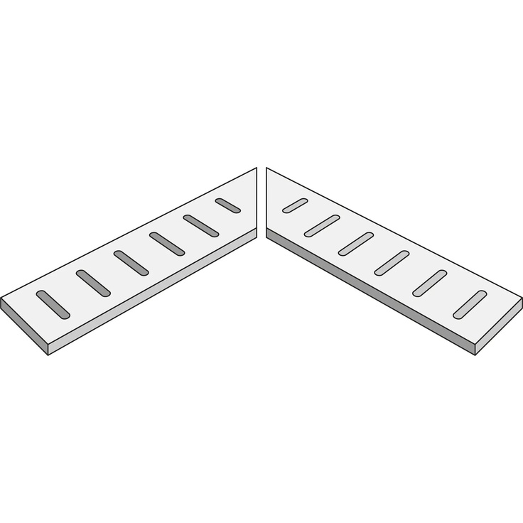 Peronda Cluny С000576425 CLUNY ANG.REJ. ANGLE CORNER DRAINAGE GRATE WHITE 90*90 Special Element 90x90 cm, Spain, other types of stone - photo 1 Peronda Cluny С000576425 CLUNY ANG.REJ. ANGLE CORNER DRAINAGE GRATE WHITE 90*90 Special Element 90x90 cm, Spain, other types of stone - photo 1