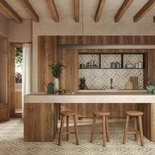 Peronda FS 1827 22,3x22,3 см, glazed porcelain stoneware, Spain, hydraulic - interior photo 1 - 2 Peronda FS 1827 22,3x22,3 см, glazed porcelain stoneware, Spain, hydraulic - interior photo 1 - photo 2