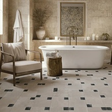 Peronda FS Brush 22,3x22,3 см, glazed porcelain stoneware, Spain - interior photo 1 - 2 Peronda FS Brush 22,3x22,3 см, glazed porcelain stoneware, Spain - interior photo 1 - photo 2