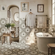 Peronda FS Paname 45x45 см, glazed porcelain stoneware, Spain, hydraulic - interior photo 1 - photo 4