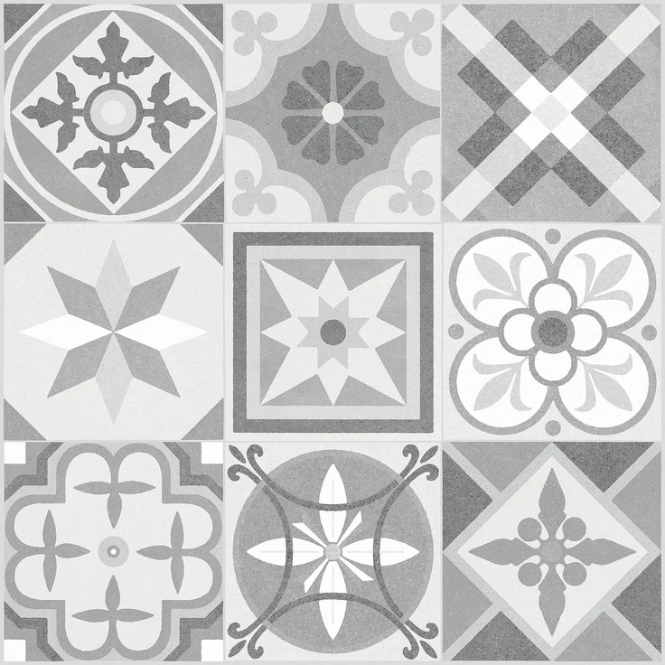 Peronda Ground С000418269 38416_MILA COLD SF/60X60/C/R gres porcellanato 60x60 cm, Spagna, imitazione di piastrelle idrauliche - foto 1 Peronda Ground С000418269 38416_MILA COLD SF/60X60/C/R gres porcellanato 60x60 cm, Spagna, imitazione di piastrelle idrauliche - foto 1