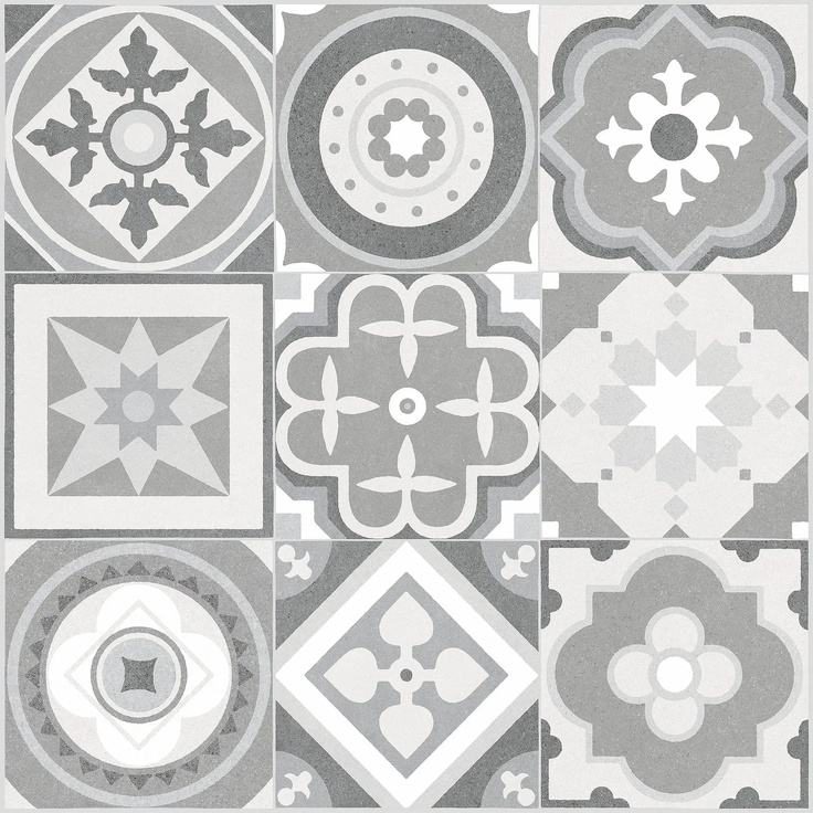 Peronda Ground С000418314 38429_MILA COLD LA/60X60/L/R gres porcelánový 60x60 cm, Španělsko, imitace hydraulické dlaždice - fotografie 1 Peronda Ground С000418314 38429_MILA COLD LA/60X60/L/R gres porcelánový 60x60 cm, Španělsko, imitace hydraulické dlaždice - fotografie 1