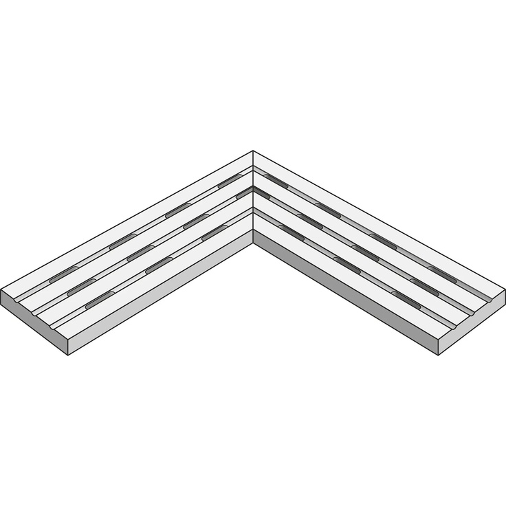 Peronda Manhattan С000565092 MANHATTAN ANGLE CORNER DRAINAGE GRATE SILVER 50*50 Elemento speciale 50x50 cm, Spagna, altri tipi di pietra - foto 1 Peronda Manhattan С000565092 MANHATTAN ANGLE CORNER DRAINAGE GRATE SILVER 50*50 Elemento speciale 50x50 cm, Spagna, altri tipi di pietra - foto 1