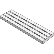 Peronda Manhattan С000565080 MANHATTAN DRAINAGE GRATE SILVER 15*50 Special Element 15x50 cm, Spain, other types of stone - photo 1 - photo 1
