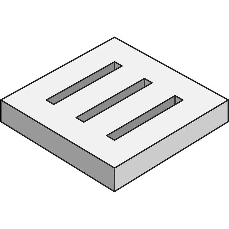 Peronda Manhattan С000565106 MANHATTAN SQUARE CORNER DRAINAGE GRATE WHITE 15*15*1,6 Special Element 15x15 cm, Spain, other types of stone - photo 1 Peronda Manhattan С000565106 MANHATTAN SQUARE CORNER DRAINAGE GRATE WHITE 15*15*1,6 Special Element 15x15 cm, Spain, other types of stone - photo 1