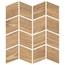 Peronda Verbier С000539579 32093_D.VERBIER CHERRY CHEV AS/27,5X24/C Mosaic 24x27,5 cm, Spain, wood - photo 1