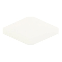 Petracer's Capitonne С000163643 CRbBianco_RomboBombatoBianco10X20 wandtegel 10x20 cm, Italië, monokleur - foto 1 - foto 1