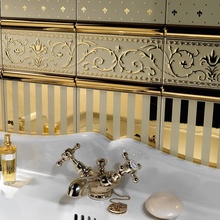 Petracer's Grand Elegance Gold 20x20 см, керамика, Италия, золото и драгоценные металлы - фото интерьера 1 - 3 Petracer's Grand Elegance Gold 20x20 см, керамика, Италия, золото и драгоценные металлы - фото интерьера 1 - фото 3