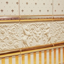 Petracer's Grand Elegance Gold 20x20 см, keramiek, Italië, goud en edelmetalen - interieurfoto 1 - foto 1