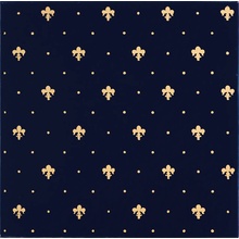 Petracer's Grand Elegance Gold С000163892 Gll03-11_GiglioOroSuBlu20X20 wall tile 20x20 cm, Italy, gold and precious metals - photo 1 - photo 1