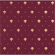 Petracer's Grand Elegance Gold С000163888 Gll03-01_GiglioOroSuBordeaux20X20 wall tile 20x20 cm, Italy, gold and precious metals - photo 1 - photo 1