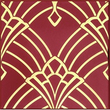 Petracer's Grand Elegance Rubino С000543673 GER DEORO14_DECO LAMPONE ORO CROMO 20X20 väggplatta 20x20 cm, Italien, guld och ädelmetaller - foto 1 - foto 1