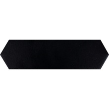 Petracer's Intreccio С000504519 BS INT LOSANGA05_INTRECCIO LOSANGA NERO 3,7X13,5 posliinilaatta 3,7x13,5 cm, Italia, yksivärinen - kuva 1 - kuva 1